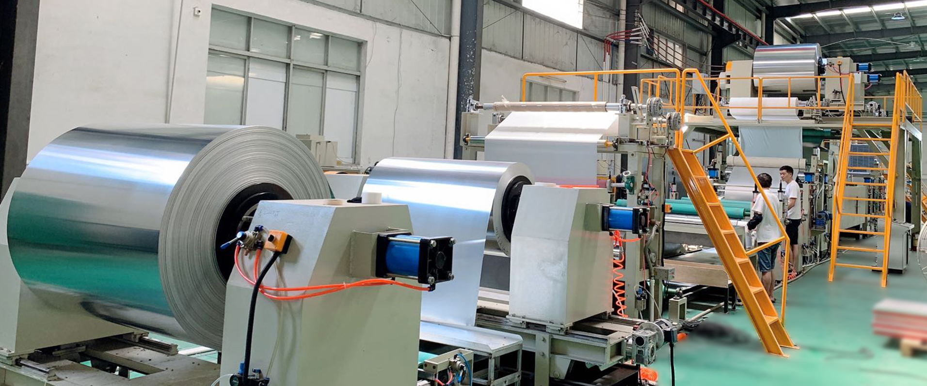 Aluminum Honeycomb Panel (P Film)Composite Production Line For Furniture