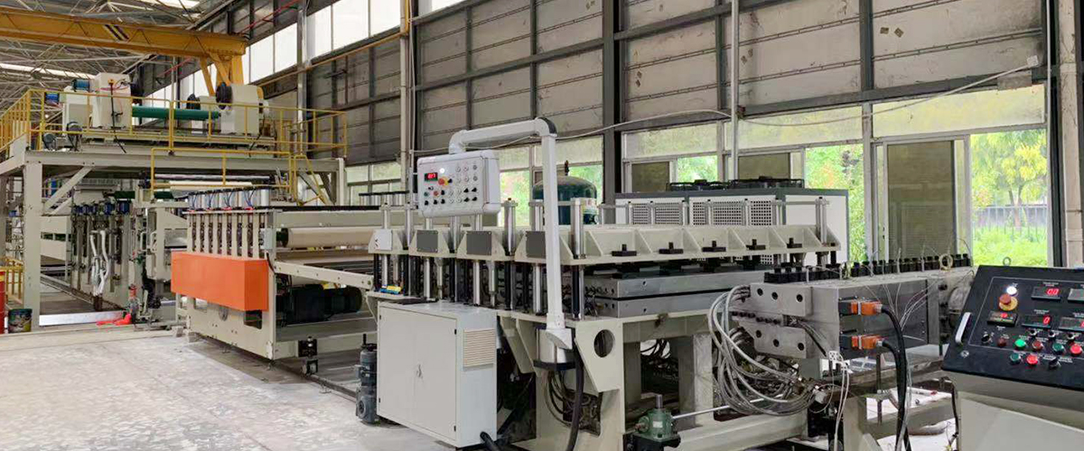 PVC foam aluminum composite board production line